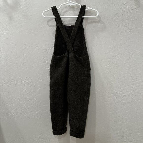 Zara Black Fuzzy Sweater Romper - Picture 8 of 9